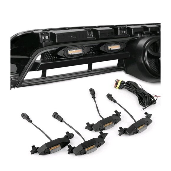 Upgraded 4 PCS Led Grill Lights Compatible with Toyota 4Runner 2020-2024 OpenBox - Picture 2 of 8